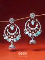 The Layers Of Horizon- Oxidised Earrings