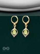 Aurora Canopy - Golden Embellished Earrings