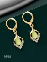 Aurora Canopy - Golden Embellished Earrings