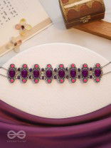The Purple Passion - Statement Oxidised Neckpiece