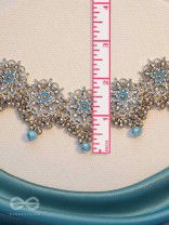 Heavenly Skies - Enamelled Oxidised Neckpiece