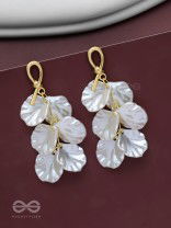 The Seashell Charms- Golden Shell Earrings 