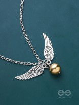 Resting Quidditch - Statement Silver Pendant