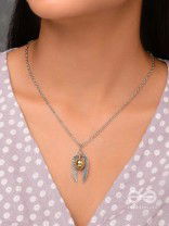 Resting Quidditch - Statement Silver Pendant