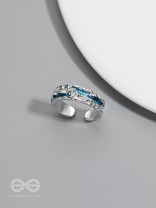 The Teal River - Silver Ring