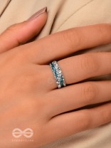 The Teal River - Silver Ring