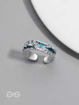 The Teal River - Silver Ring