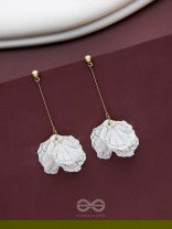 The Snow Petals- Acrylic Earrings 