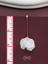 The Snow Petals- Acrylic Earrings 