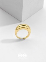 The Golden Grace - Golden Statement Ring 