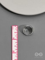 The Silver Stunner- Bold Silver Ring 