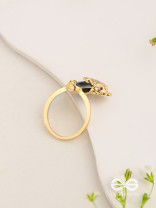 Dragonheart's Crown - Golden Statement Ring 