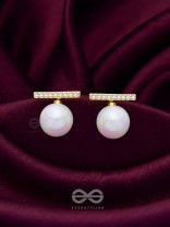 Modern Grace - Golden Embellished Ear Jackets