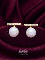 Modern Grace - Golden Embellished Ear Jackets