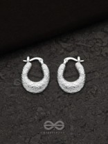 Glittering Halos - Silver Earrings