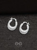 Glittering Halos - Silver Earrings