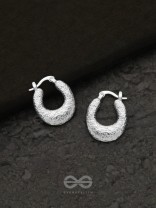 Glittering Halos - Silver Earrings