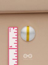 Subtle Streak - Silver Stud Earrings