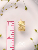 Miniature Seashells - Golden Earrings