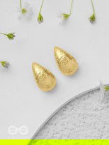 Gilded Illumination - Golden Earrings