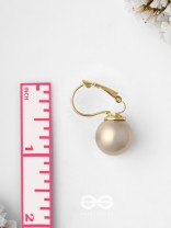 Regal Pearls - Golden  Earrings