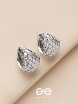 Moonlit Scales - Silver Earrings
