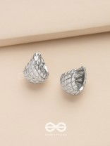 Moonlit Scales - Silver Earrings