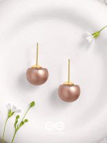 Drop Of Mocha - Casual Stud Earrings
