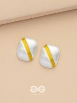 Timeless Nobility - White Stud Earrings