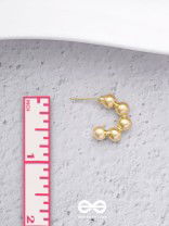 Spell Beads - Classy  Golden  Earrings  