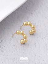 Spell Beads - Classy  Golden  Earrings  