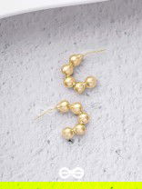 Spell Beads - Classy  Golden  Earrings  