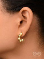 Spell Beads - Classy  Golden  Earrings  