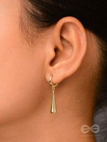 Sunny Drops - Golden Casual Earrings