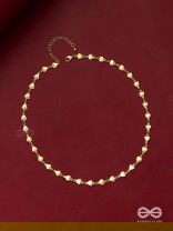 Enchanted Lover - Golden Necklace With Anti-Tarnish Coating