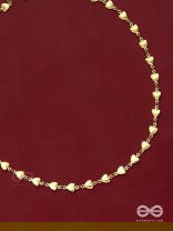 Enchanted Lover - Golden Necklace With Anti-Tarnish Coating