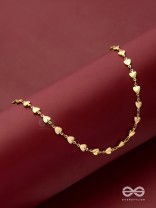 Enchanted Lover - Golden Necklace With Anti-Tarnish Coating