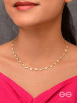 Enchanted Lover - Golden Necklace With Anti-Tarnish Coating