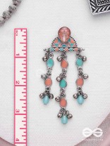 The Umbrella Sprinkles- Enamelled Oxidised Earrings