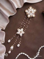 Maayin - The Magical Inflorescence - Shells, Mirrors And Beads Hand Embroidered Hair Accessory