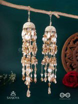 Kvanit - The Auspicious Chimes - Beads, Shells, Pearls And Glass Drops Hand Embroidered Kaleere Without Bangles