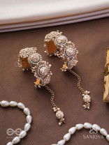 Tararaman - The Bejewelled Galaxies - Beaded Hand Embroidered Cuff Bracelets (Set Of 2)