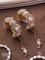 Tararaman - The Bejewelled Galaxies - Beaded Hand Embroidered Cuff Bracelets (Set Of 2)