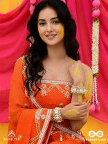 Prachurya - The Marine Abundance - Shells, Mirrors And Beads Hand Embroidered Cuff Bracelets (Set Of 2)