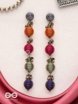 The Musical Threads - Oxidised Earrings