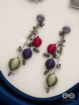 The Bouncy Baubles - Oxidised Earrings