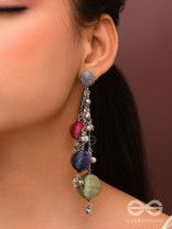 The Bouncy Baubles - Oxidised Earrings