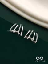 Claws Of Destiny - Silver Stud Earrings