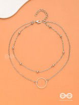 The Lavish Layers Of Elegance - Silver Multilayered Neckpiece With Anti-tarnish Coating
