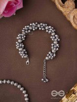 The Moon-Drenched Melody - Oxidised Bracelet 